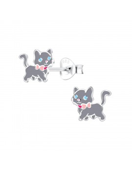 Boucles d'oreilles chat...