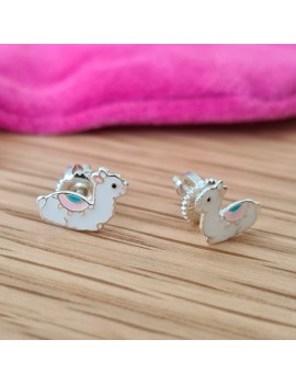 Boucles d'oreilles lama en...