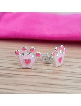 Boucles d'oreilles couronne...