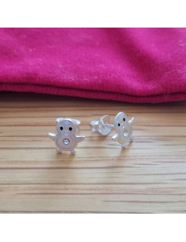 Boucles d'oreilles pingouin...