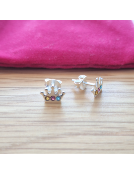 Boucles d'oreilles couronne...