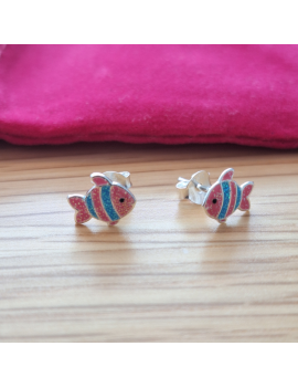 Boucles d'oreilles poisson...