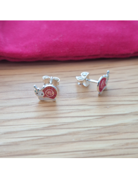 Boucles d'oreilles escargot...