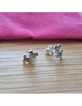 Boucles d'oreilles chien en...