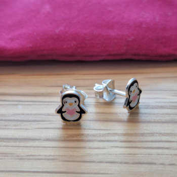 Boucles d'oreilles pingouin...