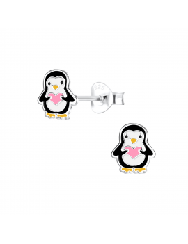 Boucles d'oreilles pingouin...
