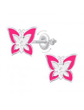 Boucles d'oreilles papillon...