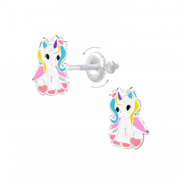 Boucles d'oreilles licorne...