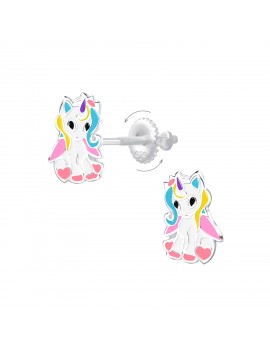 Boucles d'oreilles licorne...