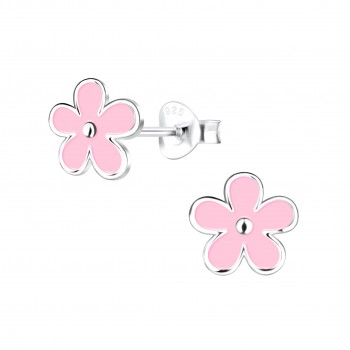 Boucles d'oreilles fleur en...