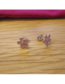 Boucles d'oreilles fleur en...