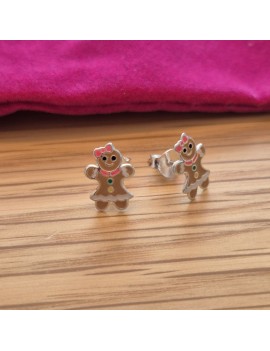 Boucles d'oreilles pain...