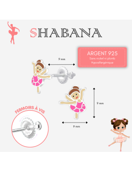 Boucles d'oreilles fille...