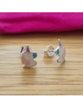 Boucles d’oreilles Licorne...