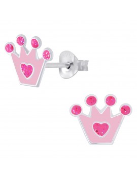 Boucles d'oreilles couronne...