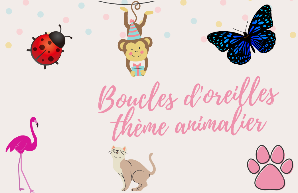 Boucles d'oreilles animaux
